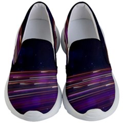 Abstract Cosmos Space Particle Kid s Lightweight Slip Ons by Wegoenart