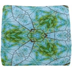 Forest Kaleidoscope Pattern Seat Cushion by Wegoenart