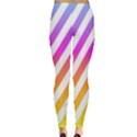 Abstract Lines Mockup Oblique Leggings  View2