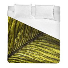 Feather Macro Bird Plumage Nature Duvet Cover (full/ Double Size) by Wegoenart