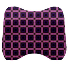 Seamless Texture Pattern Tile Velour Head Support Cushion by Wegoenart