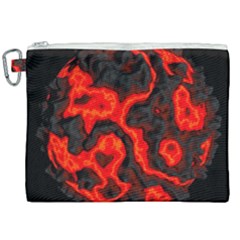 Lava Planet Space Universe Fire Canvas Cosmetic Bag (xxl) by Wegoenart