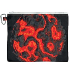 Lava Planet Space Universe Fire Canvas Cosmetic Bag (xxxl) by Wegoenart