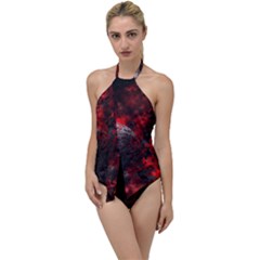 Planet Explode Space Universe Go With The Flow One Piece Swimsuit