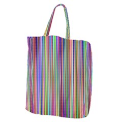 Striped Stripes Abstract Geometric Giant Grocery Tote