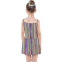 Striped Stripes Abstract Geometric Kids Summer Sun Dress View2