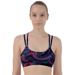 Art Abstract Colorful Abstract Line Them Up Sports Bra by Wegoenart