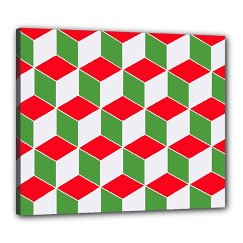 Christmas Abstract Background Canvas 24  x 20  (Stretched)