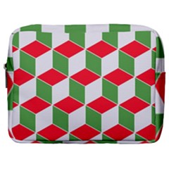 Christmas Abstract Background Make Up Pouch (Large)