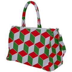 Christmas Abstract Background Duffel Travel Bag