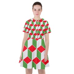 Christmas Abstract Background Sailor Dress