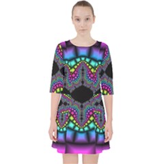 Fractal Art Artwork Digital Art Pocket Dress by Wegoenart