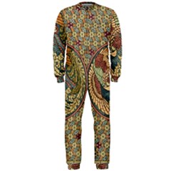 Wings Feathers Cubism Mosaic Onepiece Jumpsuit (men)  by Wegoenart