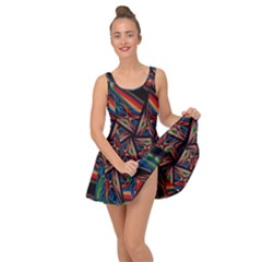 Abstract Art Pattern Inside Out Casual Dress