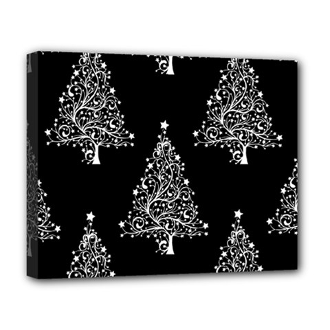 Christmas Tree Modern Background Deluxe Canvas 20  X 16  (stretched)