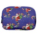 Christmas Vintage Santa Background Make Up Pouch (Small) View1