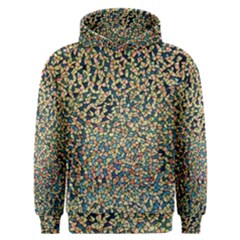 Background Cubism Mosaic Vintage Men s Overhead Hoodie