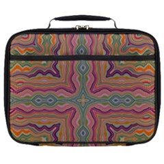 Abstract Design Abstract Art Orange Full Print Lunch Bag