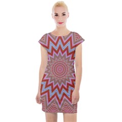 Abstract Art Abstract Background Cap Sleeve Bodycon Dress by Wegoenart