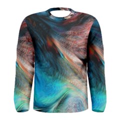 Background Art Abstract Watercolor Men s Long Sleeve Tee