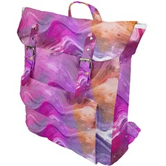 Background Art Abstract Watercolor Buckle Up Backpack