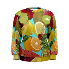 Fruit Picture Drawing Illustration Women s Sweatshirt by Wegoenart