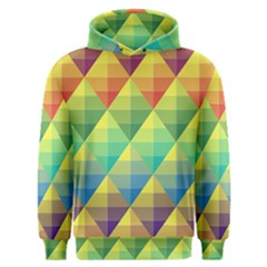 Background Colorful Geometric Men s Overhead Hoodie by Wegoenart