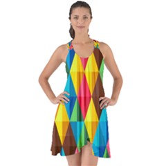 Background Colorful Abstract Show Some Back Chiffon Dress by Wegoenart