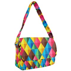 Background Colorful Abstract Courier Bag by Wegoenart