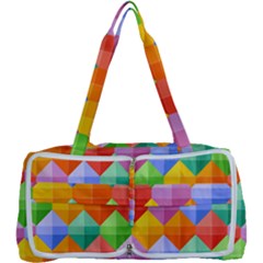 Colorful Geometric Multi Function Bag