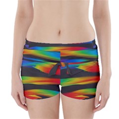 Abstarct Pattern Colorful Background Boyleg Bikini Wrap Bottoms by Wegoenart