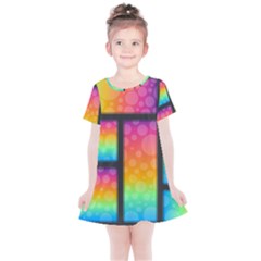 Background Colorful Abstract Kids  Simple Cotton Dress