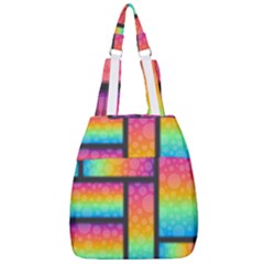 Background Colorful Abstract Center Zip Backpack by Wegoenart