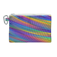 Colorful Background Canvas Cosmetic Bag (large)