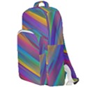 Colorful Background Double Compartment Backpack View1