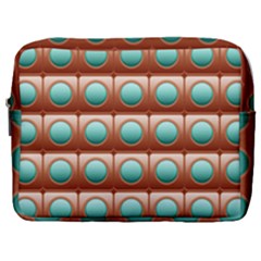 Abstract Background Circle Square Make Up Pouch (large) by Wegoenart