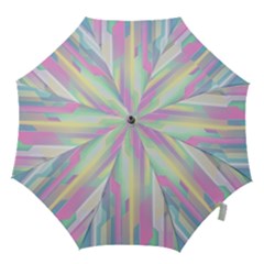 Background Abstract Pastels Hook Handle Umbrellas (small) by Wegoenart