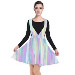 Background Abstract Pastels Plunge Pinafore Dress by Wegoenart