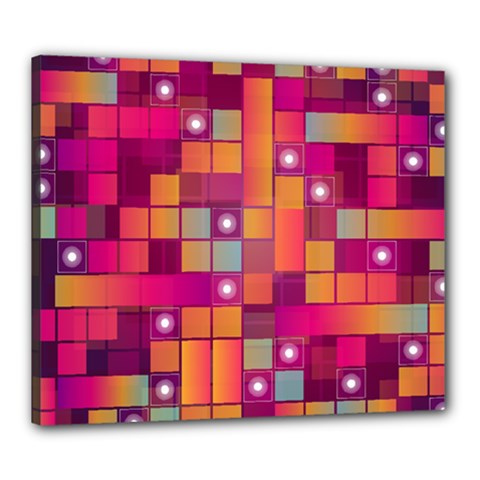 Abstract Background Colorful Canvas 24  X 20  (stretched) by Wegoenart