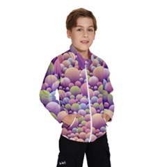 Abstract Background Circle Bubbles Windbreaker (kids)