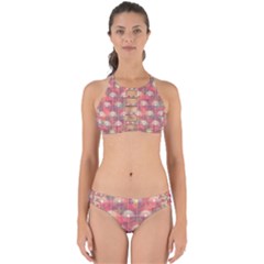 Colorful Background Abstrac Pattern Perfectly Cut Out Bikini Set by Wegoenart