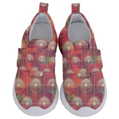 Colorful Background Abstrac Pattern Kids  Velcro No Lace Shoes by Wegoenart