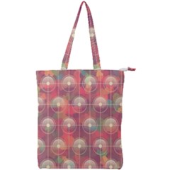 Colorful Background Abstrac Pattern Double Zip Up Tote Bag by Wegoenart