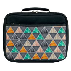 Abstract Geometric Triangle Shape Lunch Bag by Wegoenart