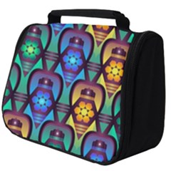 Pattern Background Bright Blue Full Print Travel Pouch (big) by Wegoenart