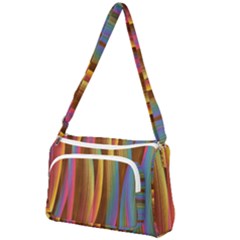 Abstract Background Colorful Front Pocket Crossbody Bag by Wegoenart