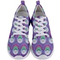 Background Floral Pattern Purple Men s Lightweight Sports Shoes View1