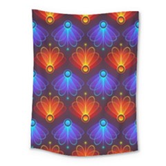 Light Background Colorful Abstract Medium Tapestry by Wegoenart