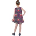 Abstract Circle Gem Pattern Kids  Summer Dress View2