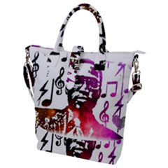  Buckle Top Tote Bag